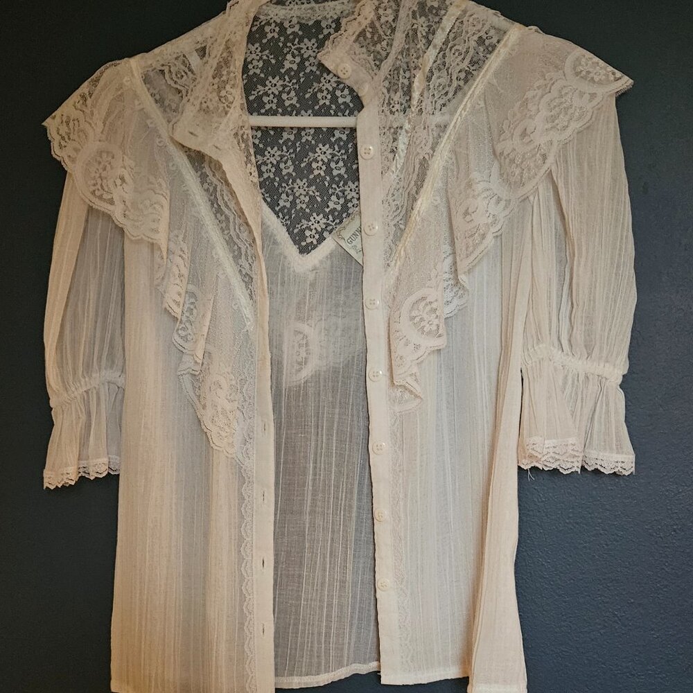 Gunne Sax Top